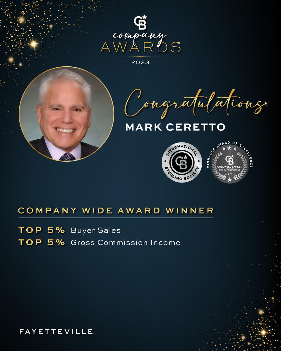 Mark Ceretto was in the top 10% in 2022 for Gross Commission Income